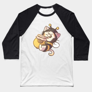 Bee Cat Baseball T-Shirt